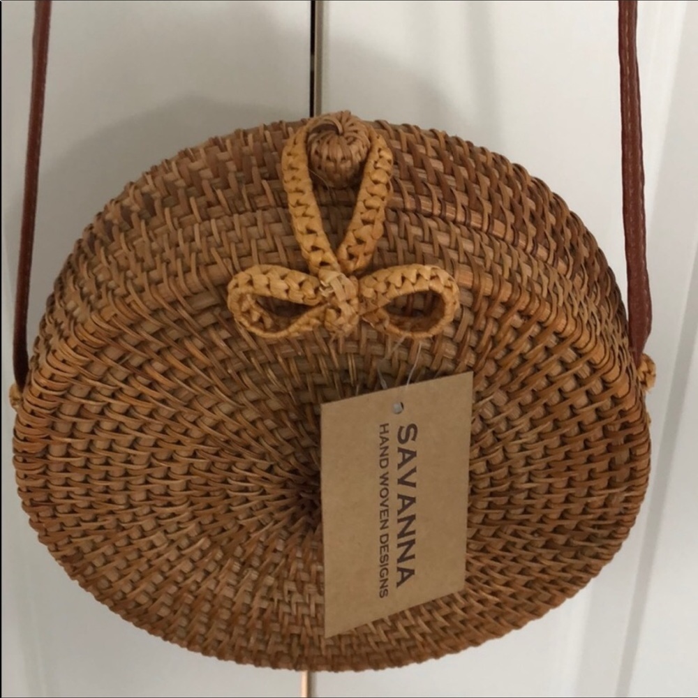 🌺 HAND WOVEN SAVANNA PURSE 🌺 NEW AND UNIQUE 😍 - Picture 2 of 6